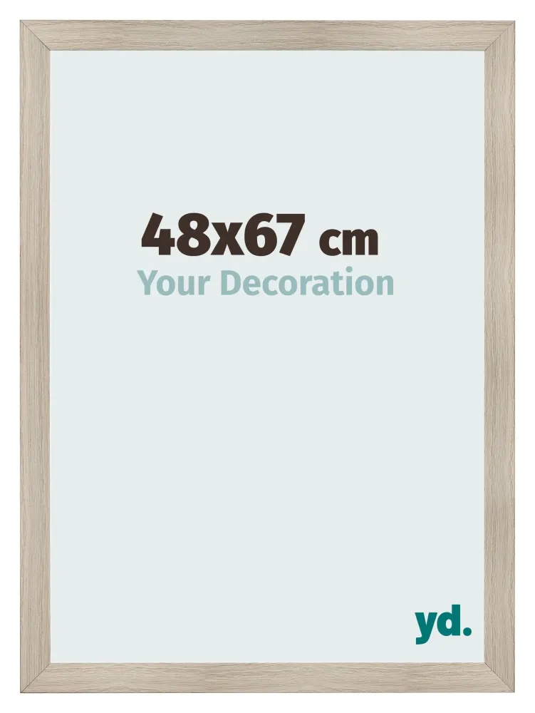 Bilderrahmen 48x67 cm - Eiche Hell - MDF - Pisa