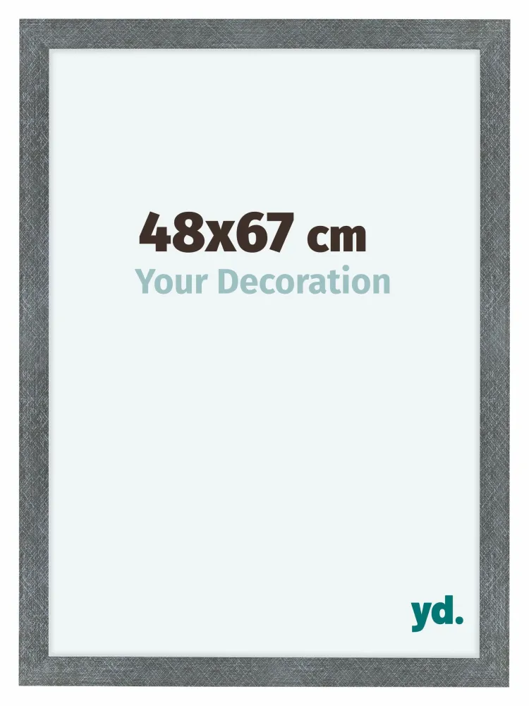 Bilderrahmen 48x67 cm - Eisen Gewischt - MDF - Como