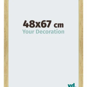 Bilderrahmen 48x67 cm - Goldglanz - MDF - Mura