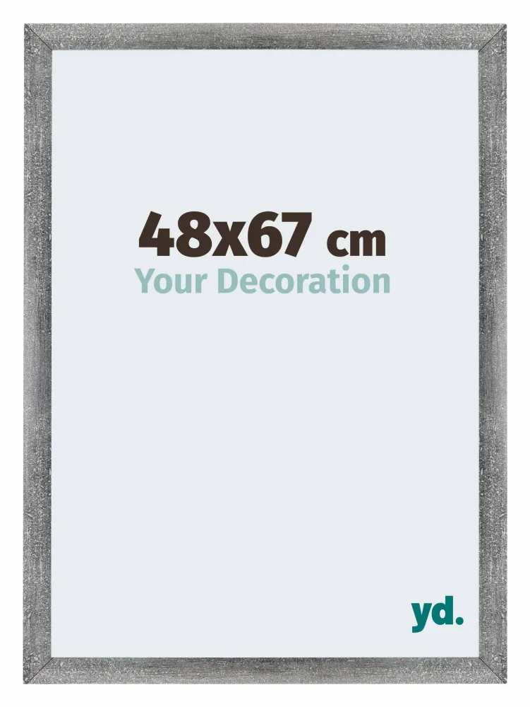Bilderrahmen 48x67 cm - Grau Gewischt - MDF - Mura