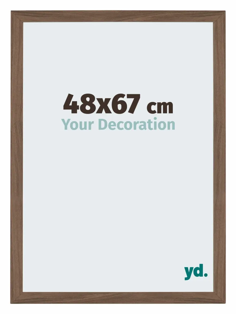 Bilderrahmen 48x67 cm - Nussbaum Dunkel - MDF - Mura
