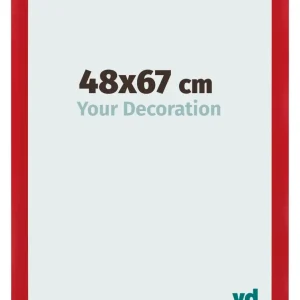 Bilderrahmen 48x67 cm - Rot - MDF - Pisa