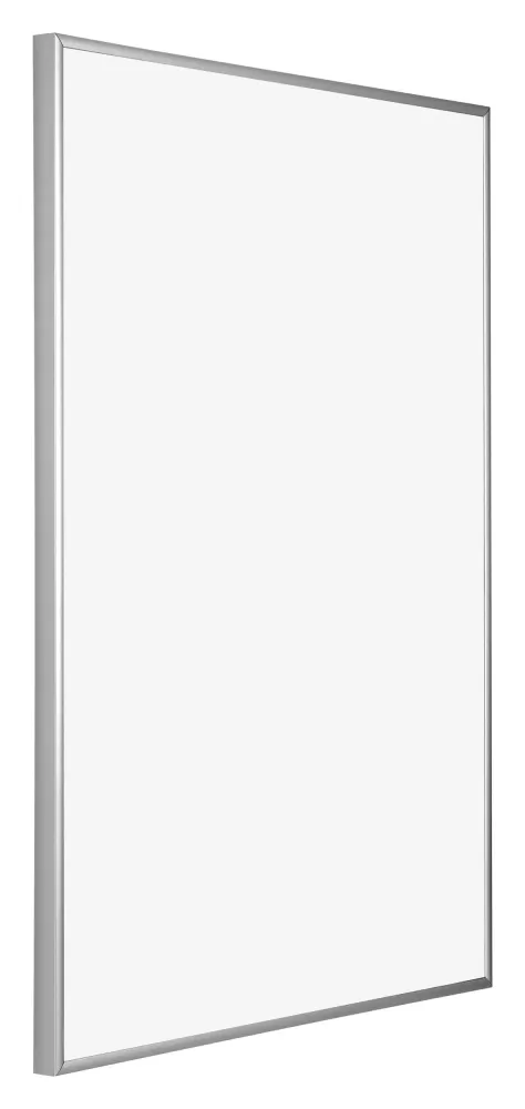 Bilderrahmen 48x67 cm - Silber Hochglanz - Aluminium - Kent