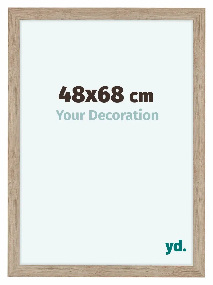 Bilderrahmen 48x68 cm - Eiche Hell - MDF - Como