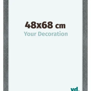 Bilderrahmen 48x68 cm - Eisen Gewischt - MDF - Como