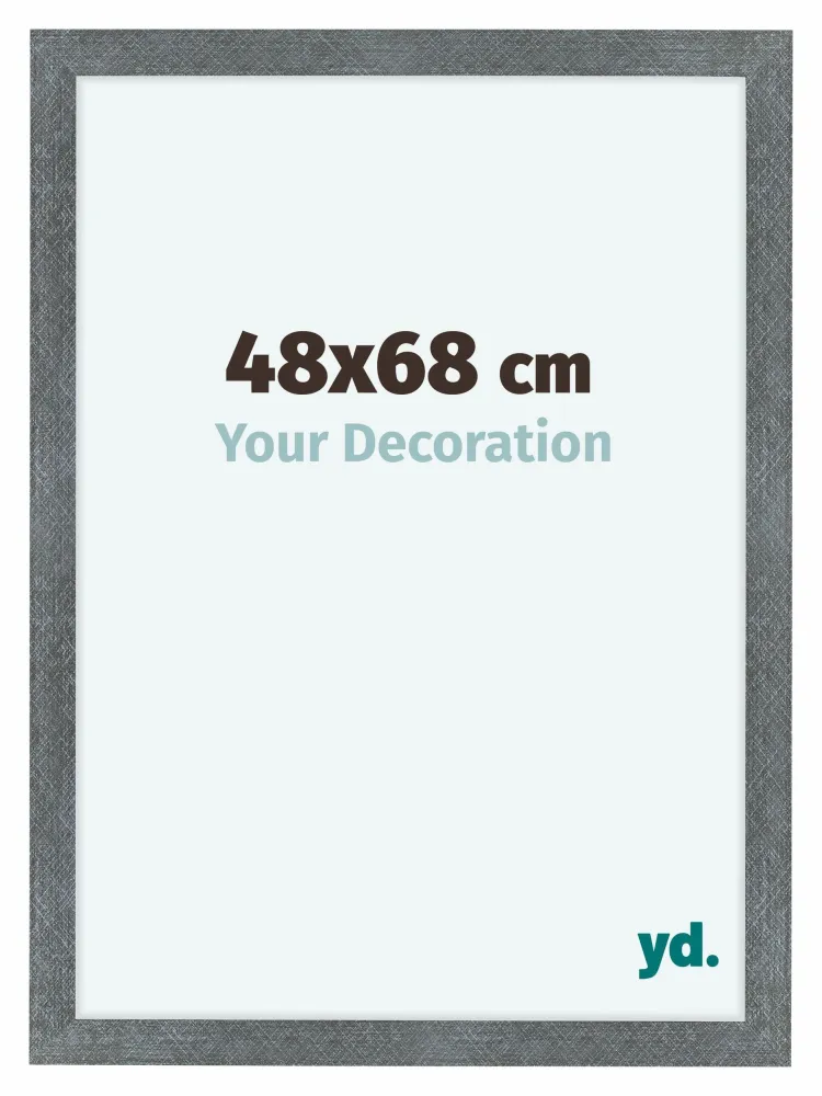 Bilderrahmen 48x68 cm - Eisen Gewischt - MDF - Como