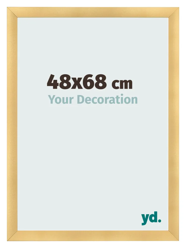 Bilderrahmen 48x68 cm - Gold Matt - MDF - Pisa