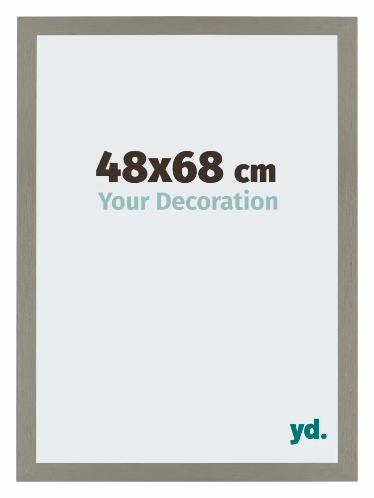 Bilderrahmen 48x68 cm - Grau - MDF - Mura