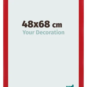 Bilderrahmen 48x68 cm - Rot - MDF - Pisa