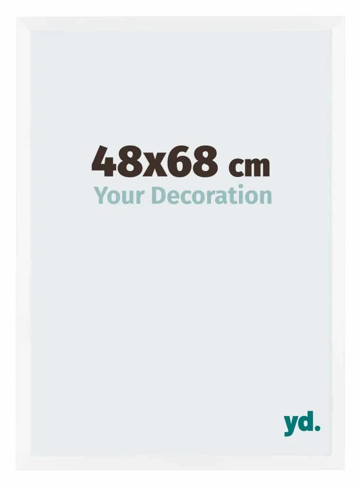 Bilderrahmen 48x68 cm - Weiss - MDF - Catania
