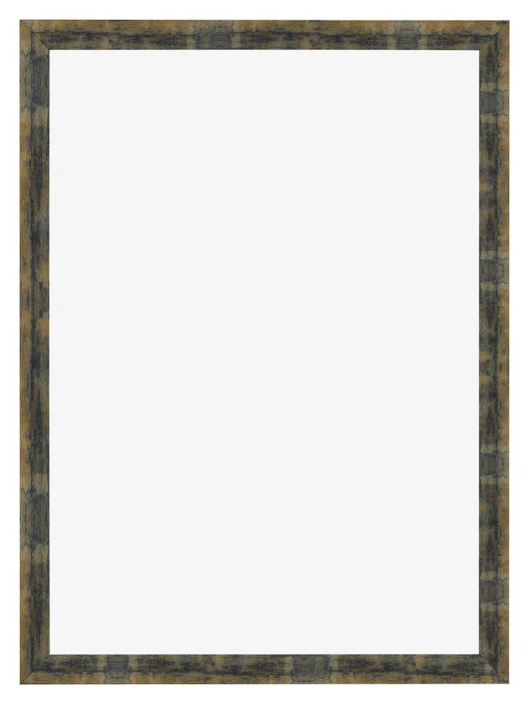 Bilderrahmen 49x68 cm - Blau Gold Meliert - MDF - Pisa