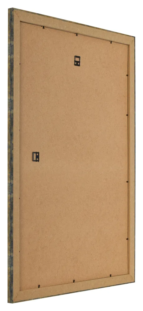 Bilderrahmen 49x68 cm - Blau Gold Meliert - MDF - Pisa
