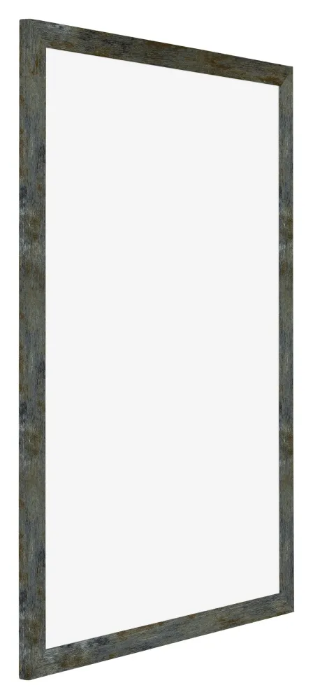 Bilderrahmen 49x68 cm - Blau Gold Meliert - MDF - Mura