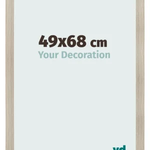 Bilderrahmen 49x68 cm - Eiche Hell - MDF - Pisa