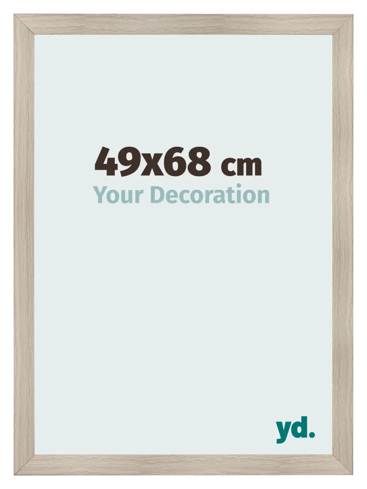 Bilderrahmen 49x68 cm - Eiche Hell - MDF - Pisa