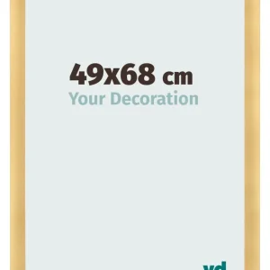 Bilderrahmen 49x68 cm - Gold Matt - MDF - Pisa