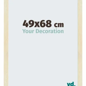 Bilderrahmen 49x68 cm - Sand Gewischt - MDF - Mura