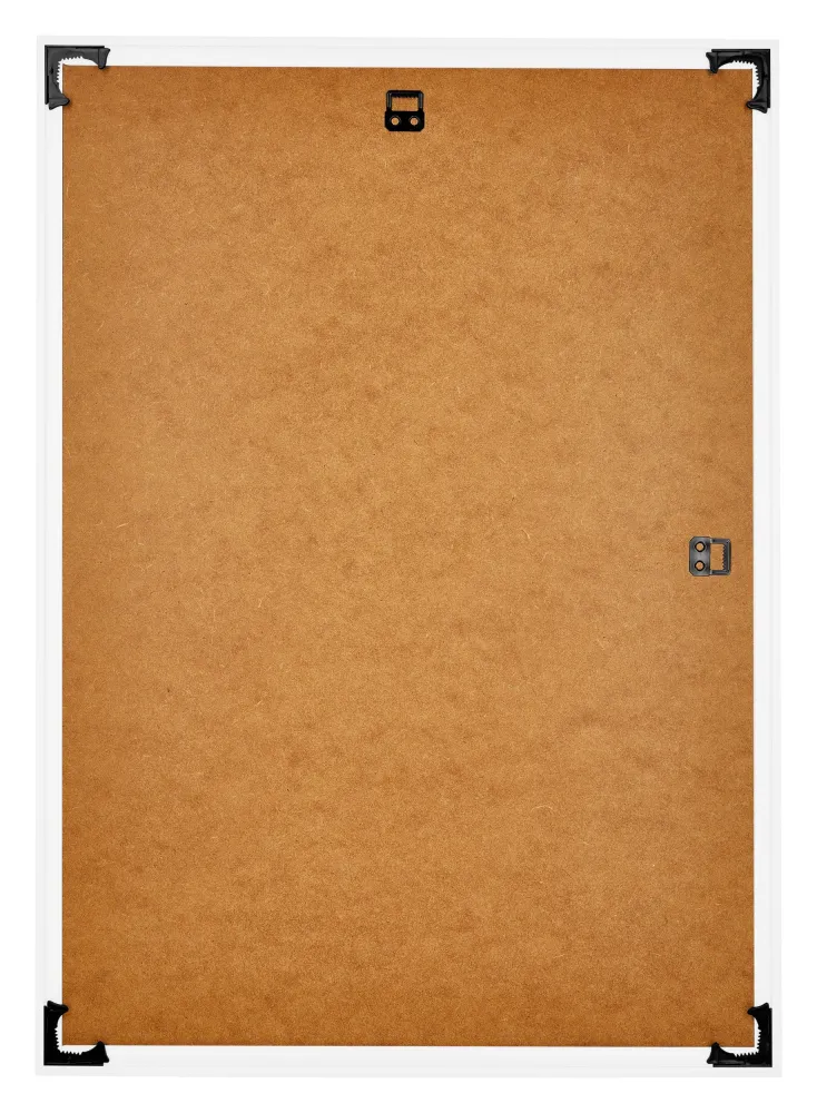 Bilderrahmen 49x68 cm - Weiß Hochglanz - Kunststoff - Evry