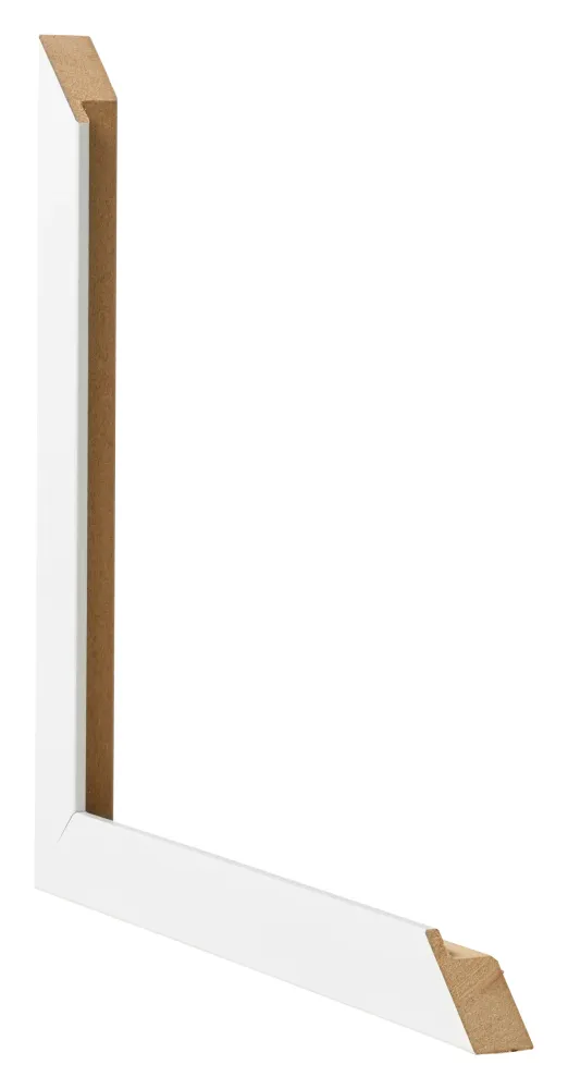 Bilderrahmen 49x68 cm - Weiß Hochglanz - MDF - Bologna