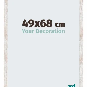 Bilderrahmen 49x68 cm - White Wash - MDF - Catania