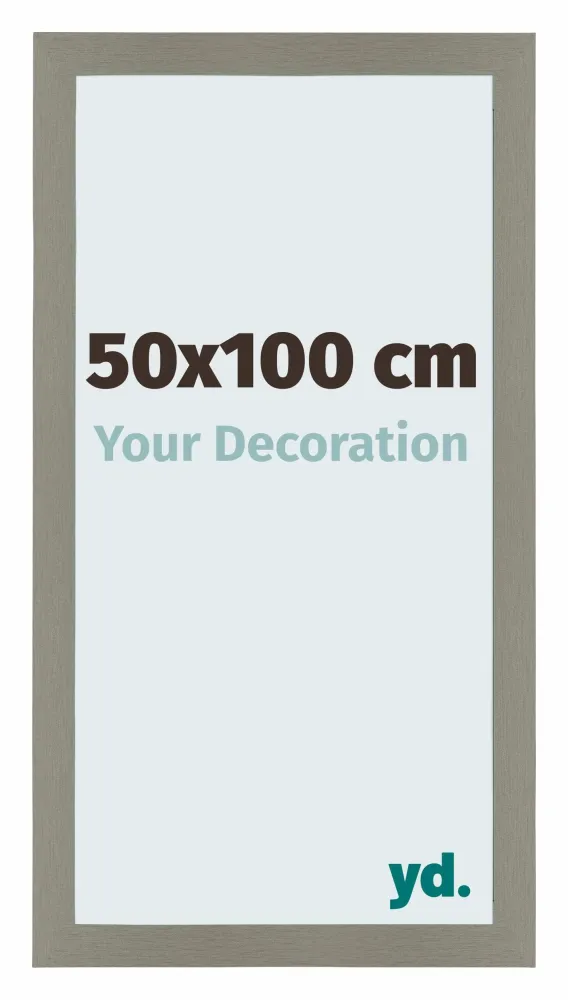 Bilderrahmen 50x100 cm - Antrazit - MDF - Mura