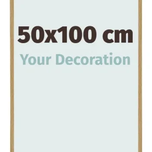 Bilderrahmen 50x100 cm - Buche Hell - Kunststoff - Evry