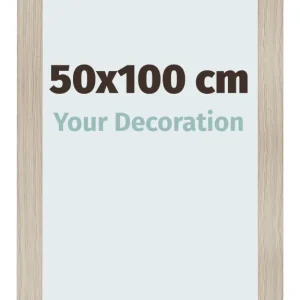 Bilderrahmen 50x100 cm - Eiche Hell - MDF - Pisa