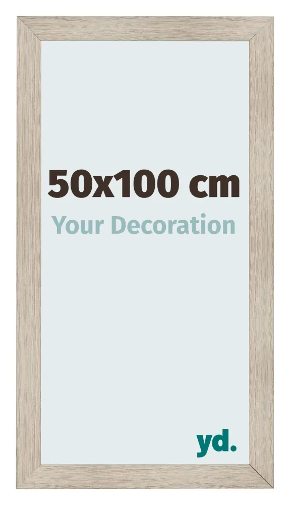 Bilderrahmen 50x100 cm - Eiche Hell - MDF - Pisa