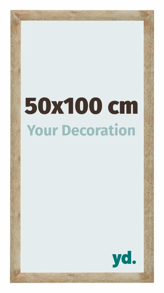Bilderrahmen 50x100 cm - Gold - MDF - Catania