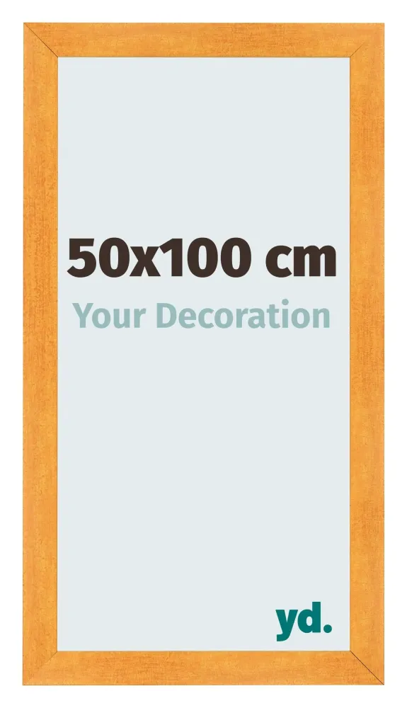 Bilderrahmen 50x100 cm - Orange - MDF - Pisa