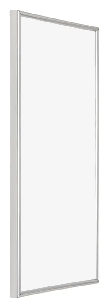 Bilderrahmen 50x100 cm - Silber Hochglanz - Kunststoff - Annecy