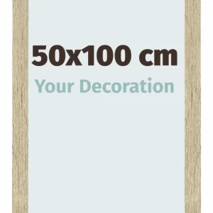 Bilderrahmen 50x100 cm - Sonoma Eiche - MDF - Mura