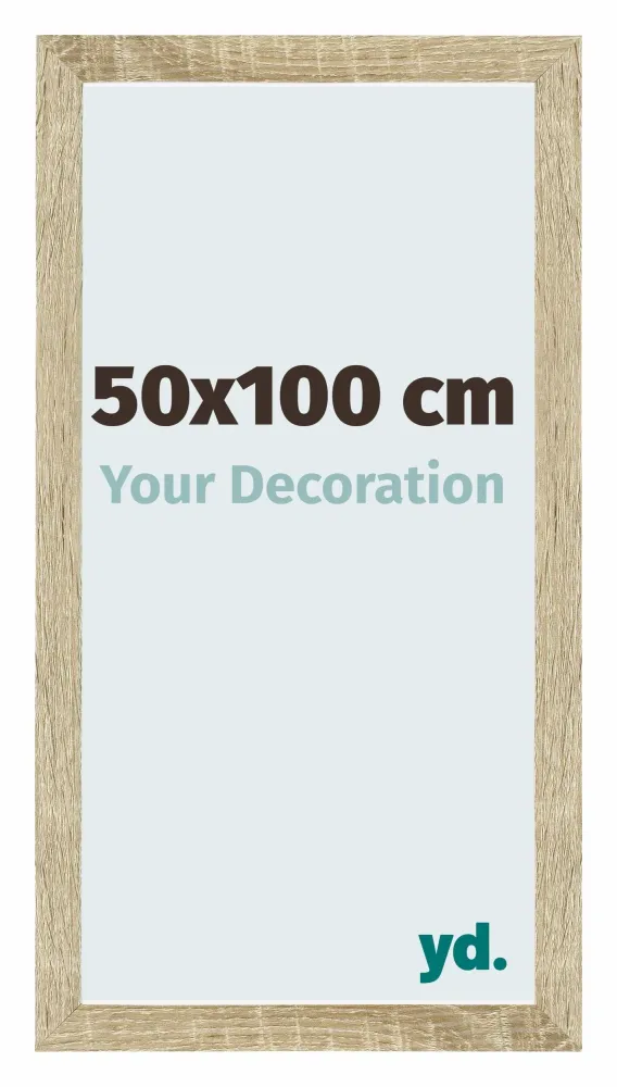 Bilderrahmen 50x100 cm - Sonoma Eiche - MDF - Mura
