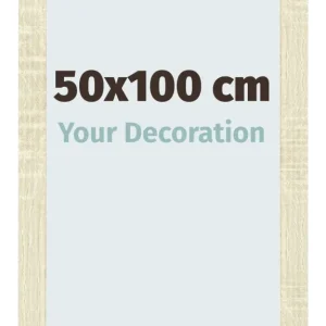 Bilderrahmen 50x100 cm - Sonoma Eiche - MDF - Pisa