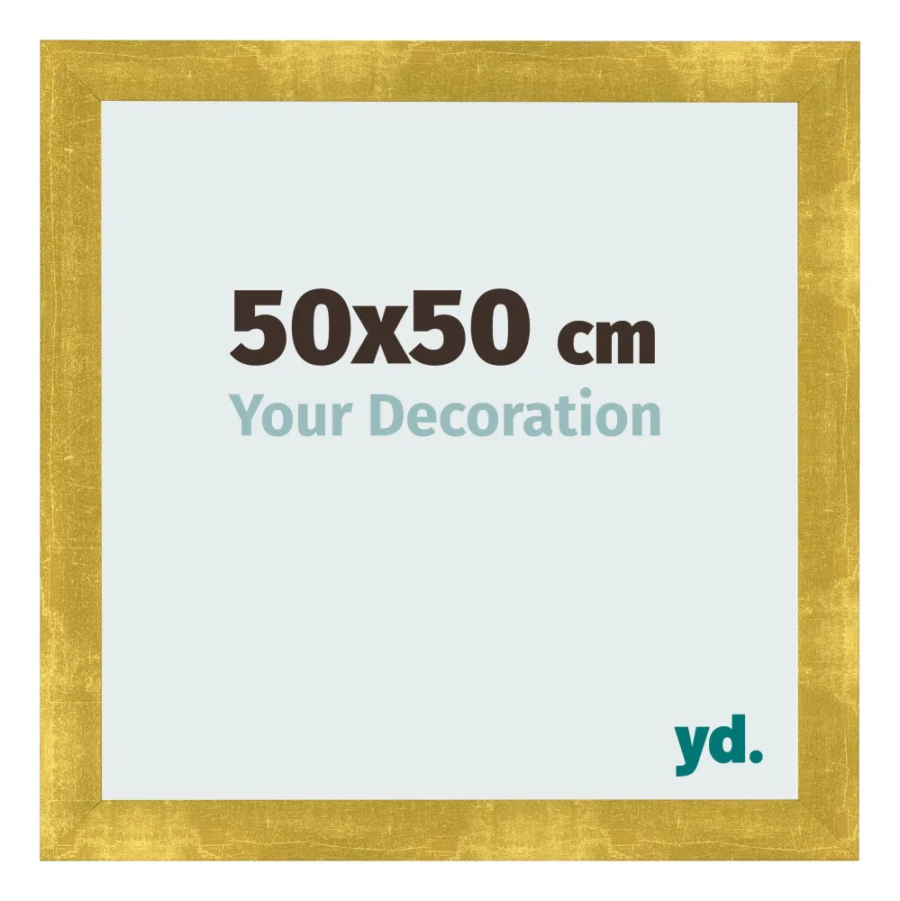 Bilderrahmen 50x50 cm - Gold Vintage - MDF - Pisa