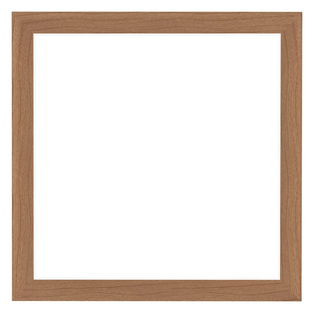 Bilderrahmen 50x50 cm - Nussbaum Hell - MDF - Como