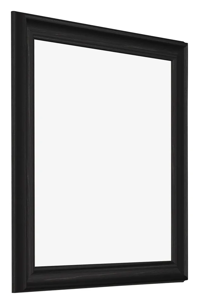 Bilderrahmen 50x50 cm - Schwarz Gemasert - MDF - Lazio