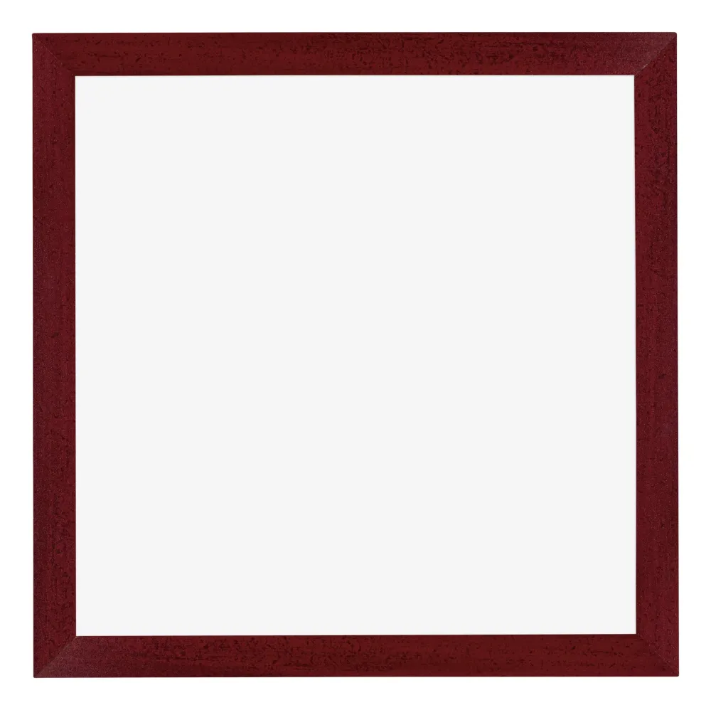 Bilderrahmen 50x50 cm - Weinrot Gewischt - MDF - Mura