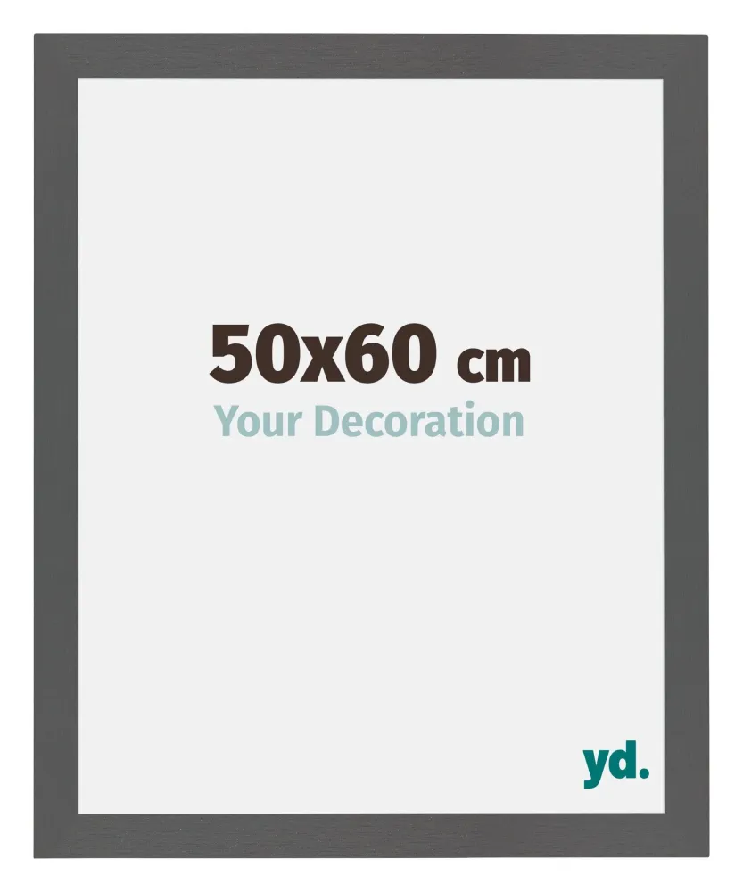 Bilderrahmen 50x60 cm - Antrazit - MDF - Mura