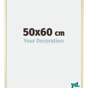 Bilderrahmen 50x60 cm - Gold - Aluminium - Kent