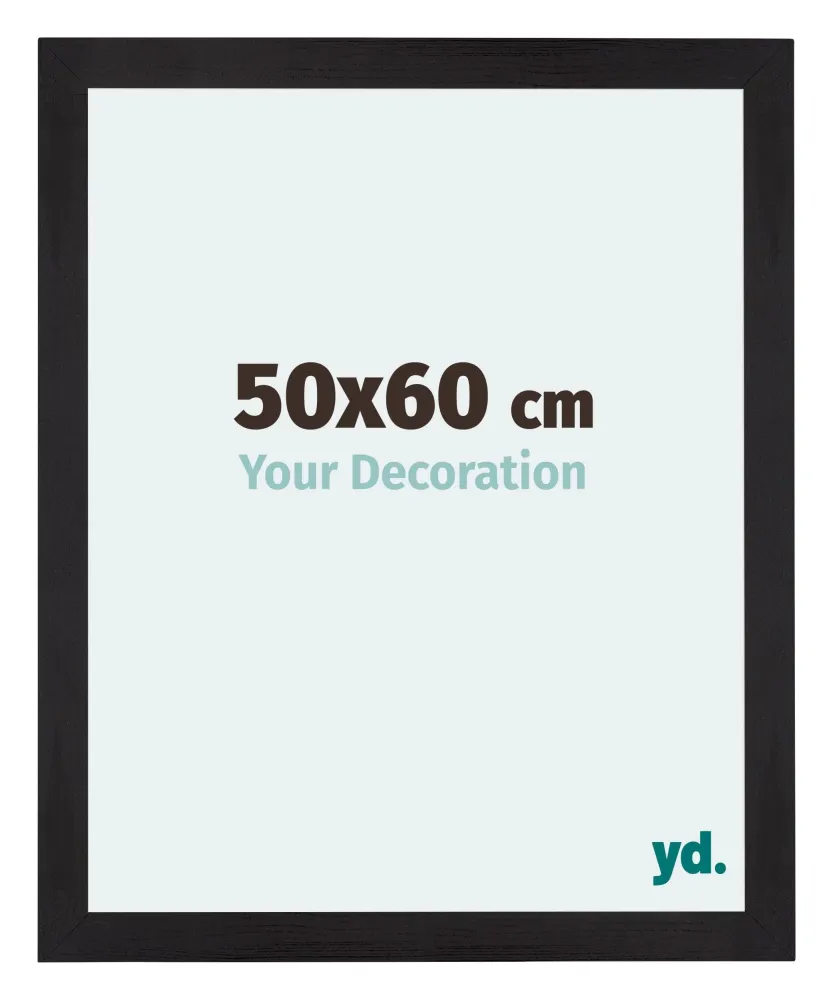 Bilderrahmen 50x60 cm - Schwarz Gemasert - MDF - Mura