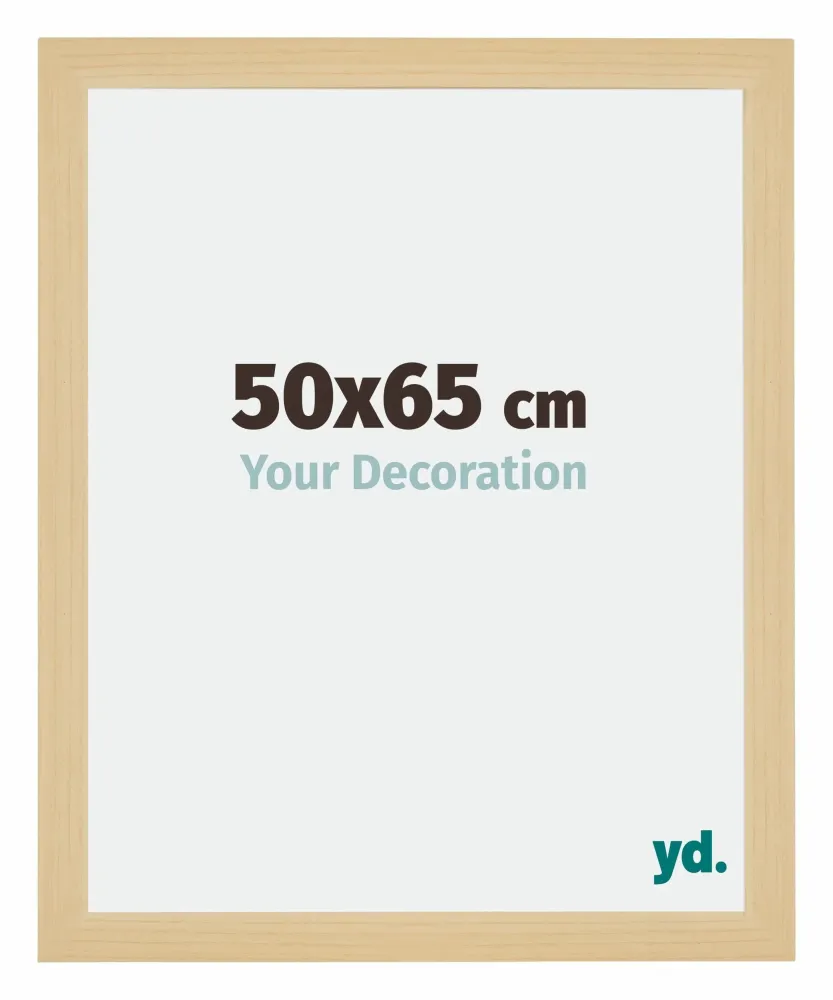 Bilderrahmen 50x65 cm - Ahorn Dekor - MDF - Mura