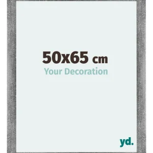 Bilderrahmen 50x65 cm - Grau Gewischt - MDF - Mura