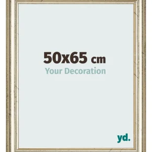 Bilderrahmen 50x65 cm - Metallglanz - MDF - Lazio