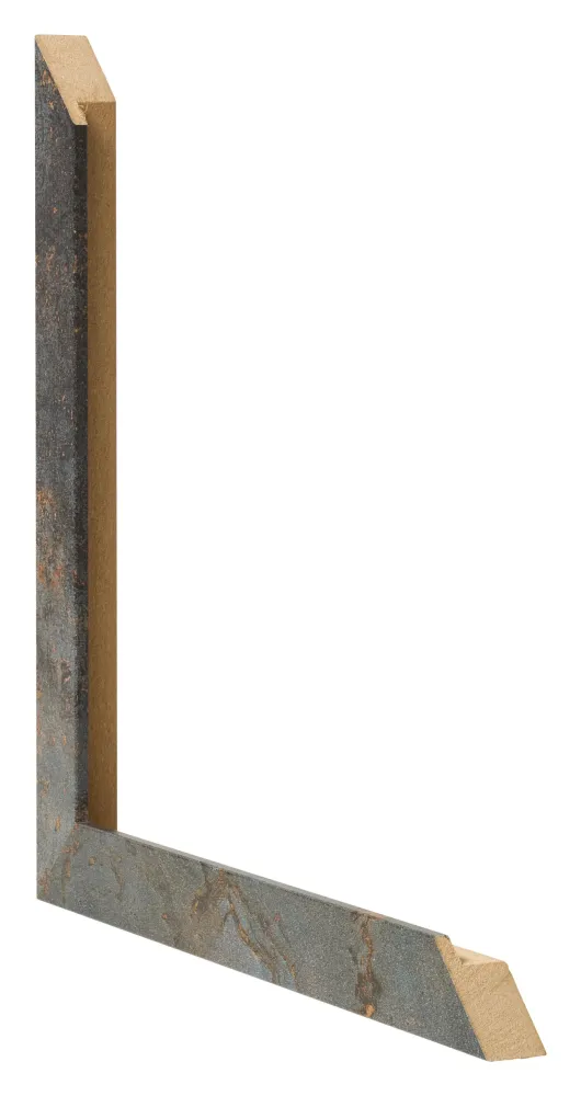 Bilderrahmen 50x65 cm - Oxidiertes Metall - MDF - Bologna