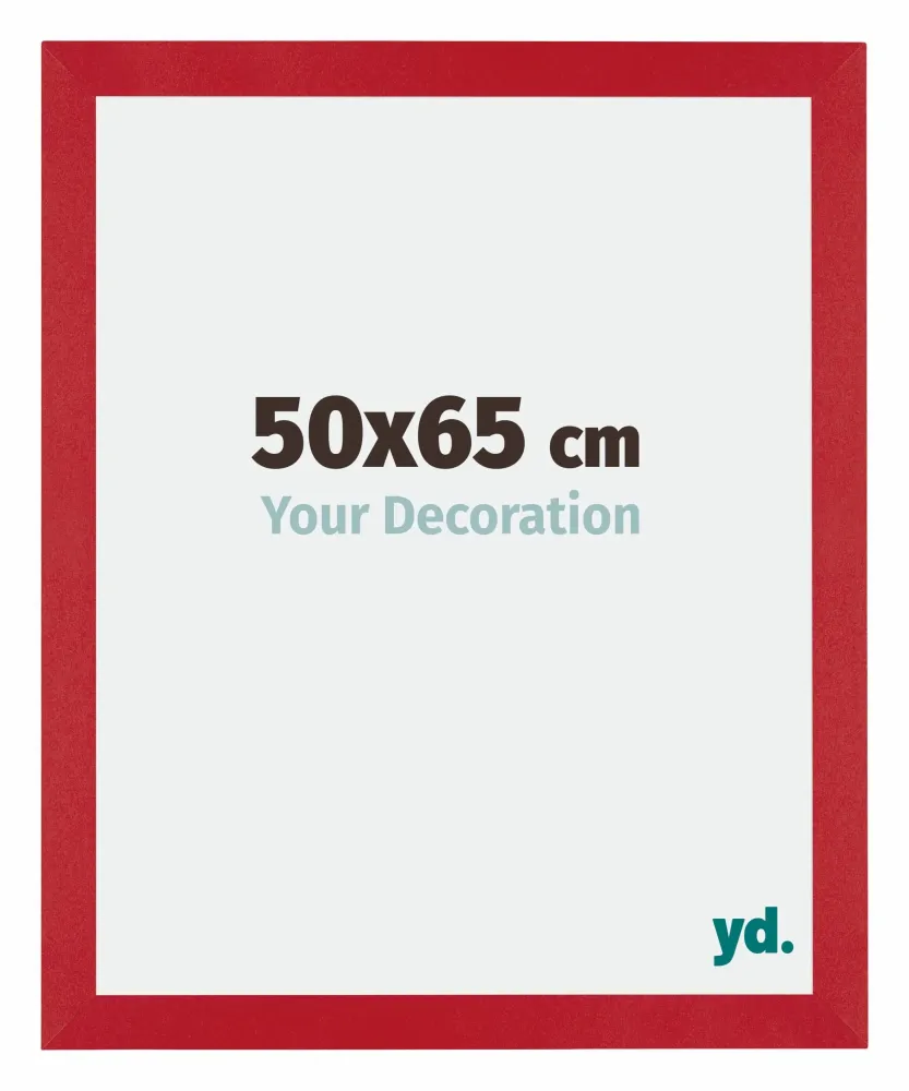 Bilderrahmen 50x65 cm - Rot - MDF - Mura