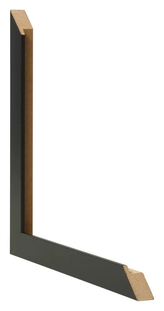 Bilderrahmen 50x65 cm - Schwarz Matt - MDF - Bologna