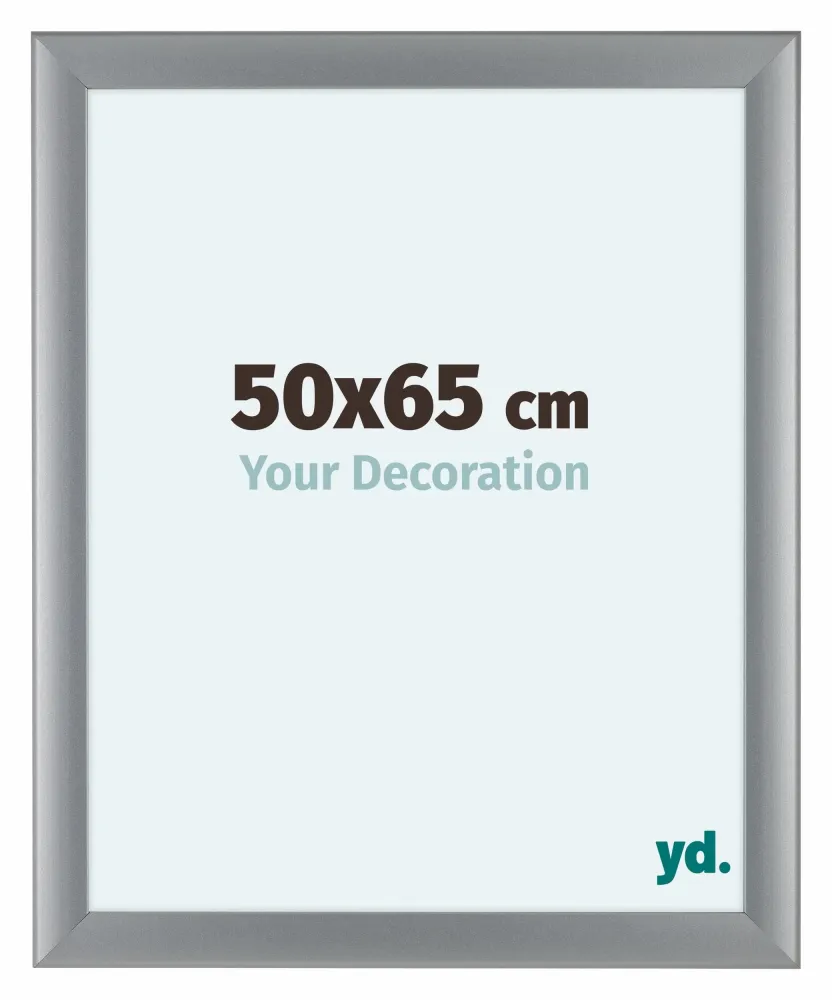 Bilderrahmen 50x65 cm - Silber Matt - MDF - Como