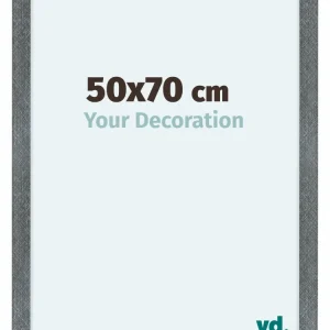 Bilderrahmen 50x70 cm - Eisen Gewischt - MDF - Como
