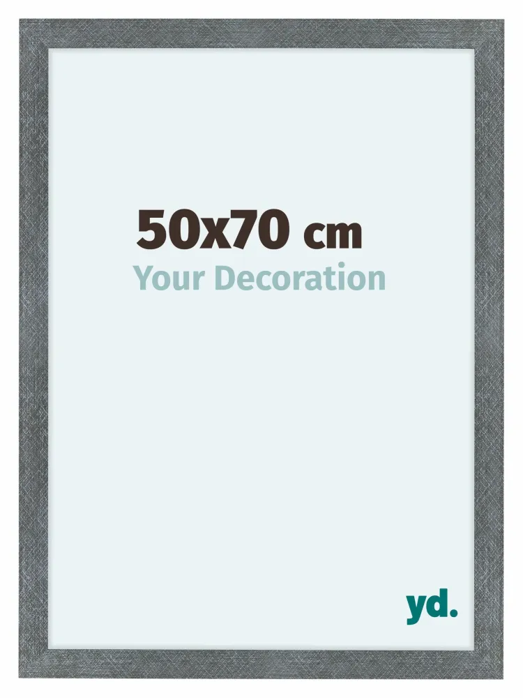 Bilderrahmen 50x70 cm - Eisen Gewischt - MDF - Como